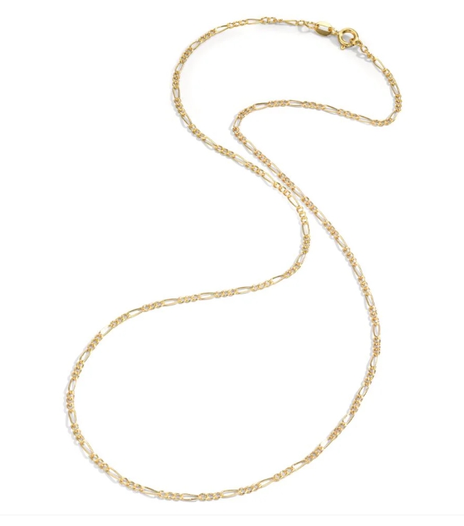 Halskette 585/-, bicolor, Länge: 50 cm, 31,12 g